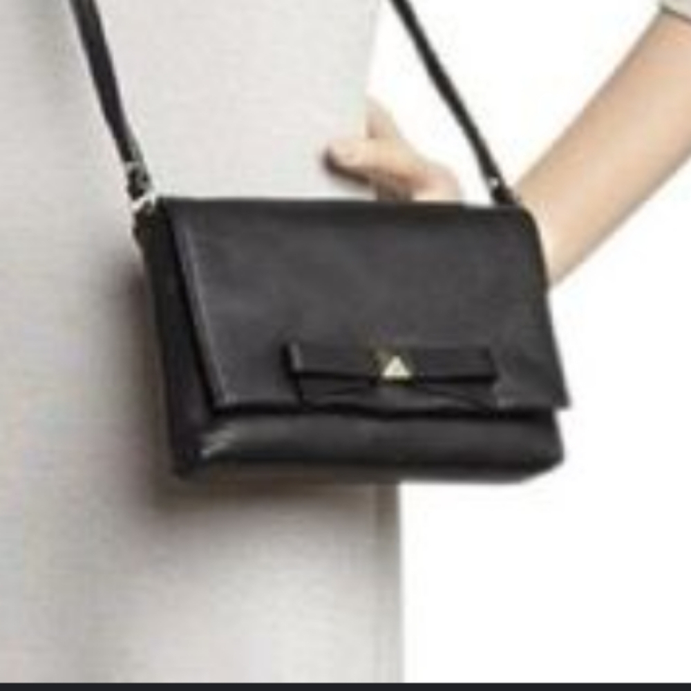 Kate Spade Small Leather Cross Body With Bow Detail